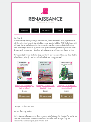 Renaissance Ribbons - 👝 Kaffe Fassett kits coming soon!