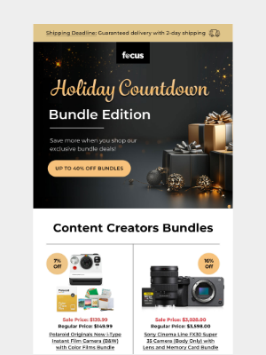 Focus Camera - Alert 🚨 Order TODAY for holiday delivery + up to 40% Off Bundles