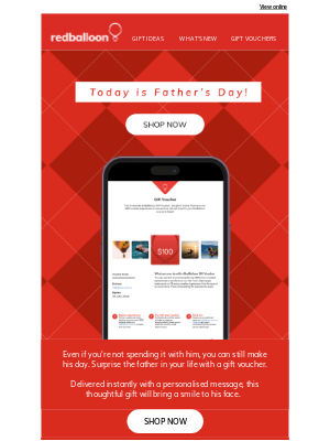 RedBalloon (Australia) - Happy Father’s Day! ❤️