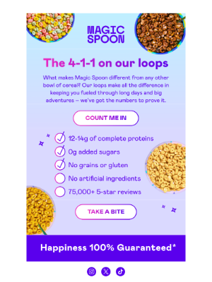 Magic Spoon - Crunch the numbers on this high-protein cereal