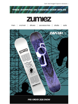 Zumiez (Canada) - ❄️ Pre-Order your 2026 Gear today! 🏂