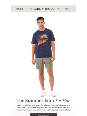 Threads For Thought - The Summer Edit: For Him