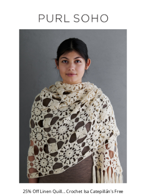 Purl Soho - Crochet A Starry Cielito Lindo Wrap!