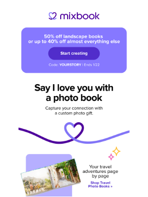 Mixbook - Make your Valentine a memory book ❤️📕