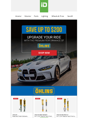 CARiD - 🔧🚗 Take Control of Every Turn! Öhlins Up to $200 Off