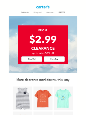 Carter's - 🎉ALL clearance $2.99 & up