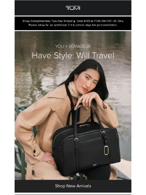 TUMI - Styles With Weekend Energy