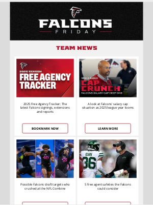 Atlanta Falcons - Falcons Friday: Free Agency Tracker