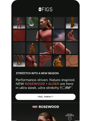 FIGS - NEW FORMx™ Colors—Rosewood + Alder