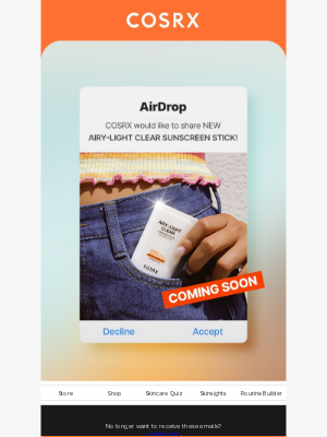 COSRX - Meet your new go-to (soon)🌞