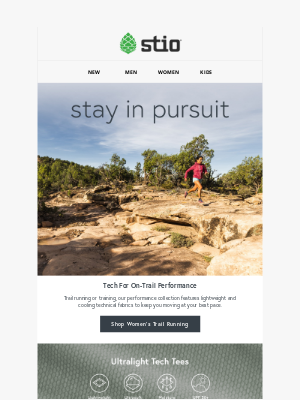 Stio - Ultralight Trail Running Styles