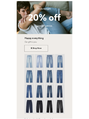 AYR - LAST CHANCE | 20% off jeans