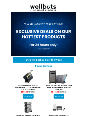 wellbots - Wellbots Wednesday: Your Weekly Deal Drop is Here 🔥