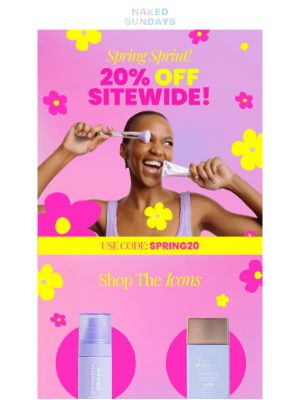 Naked Sundays (Australia) - 20% Off Sitewide Starts Now 🎉
