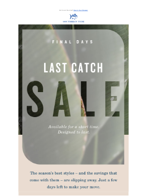 Southern Tide - Your Reminder: The Sale Is On