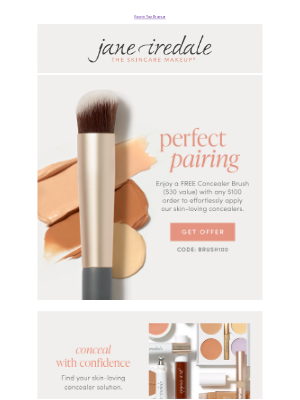 jane iredale - We’re treating you to a FREE brush