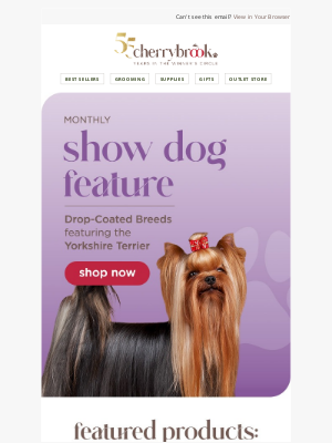 Cherrybrook Pet Supplies - The Best Products For Drop Coats 🔥