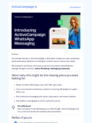 ActiveCampaign - Still interested in ActiveCampaign? We just added something you'll love