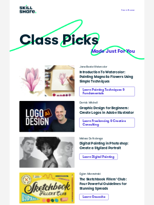 Skillshare - Delores's Recommended Classes
