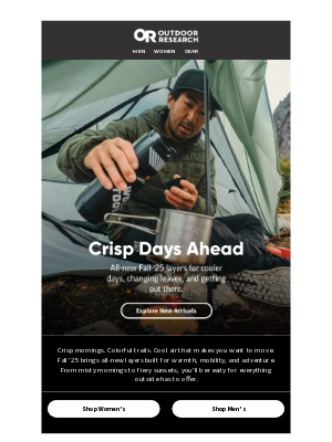 Outdoor Research - 🍂 New Fall '25 Arrivals Are Here