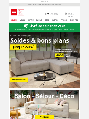 SOLDES : jusqu’à -50%, compte à rebours sur les stocks.
