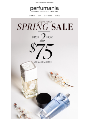 perfumania - 2 for $75 Is Here—Grab Your Favorites Now!