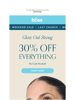Bliss - Hurry! 30% OFF is closing in fast 🏃‍♀️