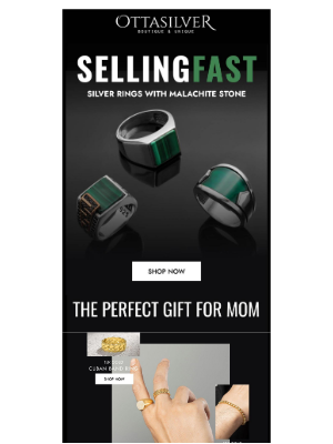 Ottasilver - 🌿 HOT ITEM: Malachite Rings Flying Off Shelves