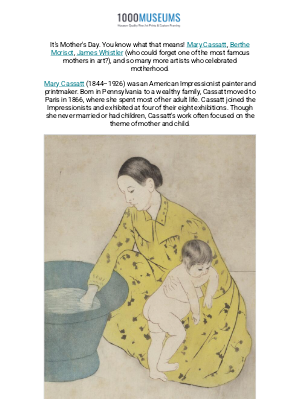 1000Museums - Happy Mother's Day 💐