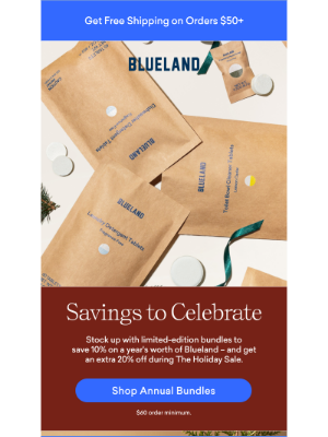 Save big on 12 months of Blueland