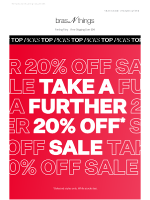 Bras N Things (Australia) - Top Picks 🛍️ EXTRA 20% OFF* at Checkout