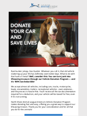 Animal League - Donate Your Car and Save Lives