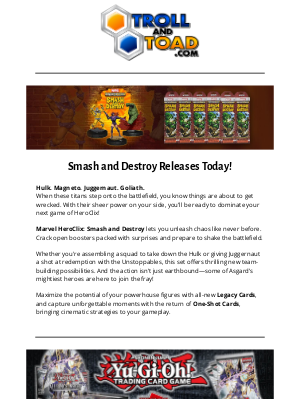 Troll And Toad - Smash and Destroy In Stock and Alliance Insight This Friday!
