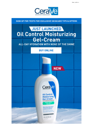 CeraVe - OUT NOW: NEW Oil-Control Moisturizing Gel-Cream