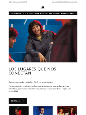 Adidas (Chile) - Conecta con tu equipo, vayas donde vayas.