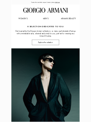 Armani Exchange - The new selections exclusively for you