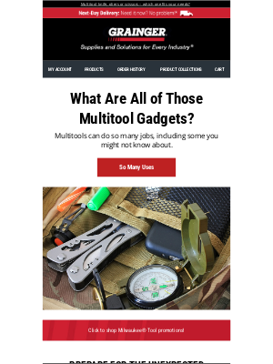 Grainger - Some Multitools Can Do More than 20 Jobs