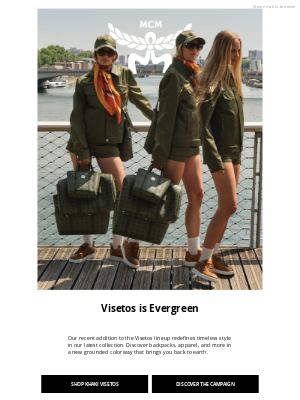 MCM - Khaki Visetos: A Summer Essential