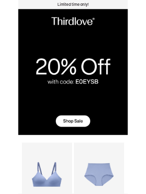 ThirdLove - 20% off, just for you.