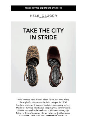 Kelsi Dagger BK - NEW HEELS FOR FALL