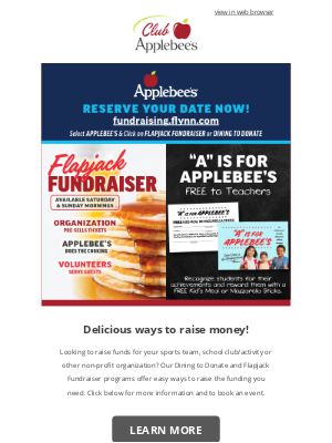Applebee's - 🤑Need Fundraising? 💰