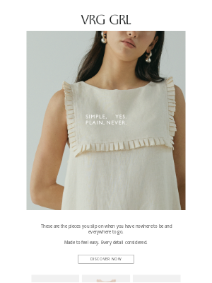 VRG GRL - New Season Linen