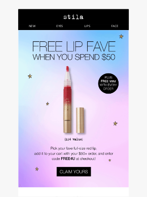 FREE Red Lip? Yes, Please! 💋