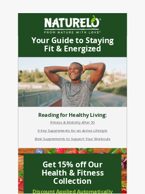 NATURELO Premium Supplements - Your Guide to Staying Fit & Energized!