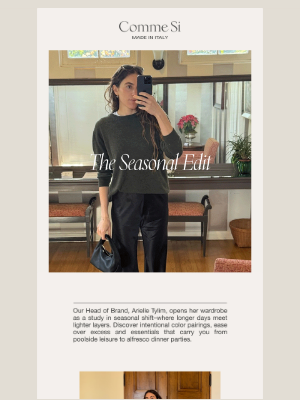 Comme Si - Discover The Seasonal Edit