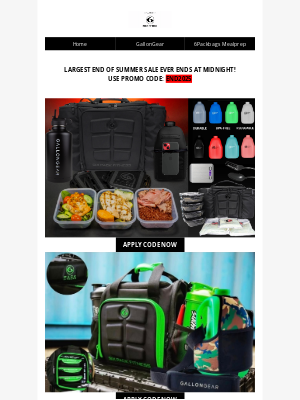 6 Pack Bags - LARGEST SUMMER SALE ENDS AT MIDNIGHT! GO NOW!