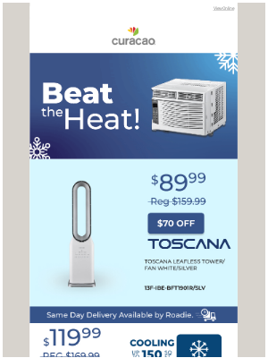 Curacao - 🧊 Stay Cool & Save: Up to $180 OFF on Air Conditioners