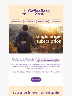 Save Your Mornings With a Subscription