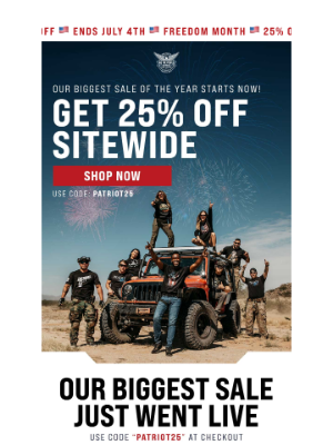 Wethepeopleholsters - America, here's 25% Off 🎆