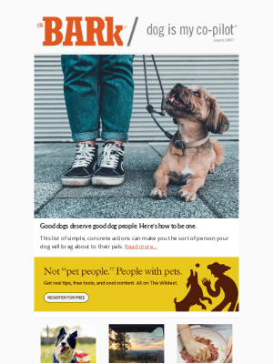 BarkGoods - Good dogs deserve good dog people. Here’s how to be one.